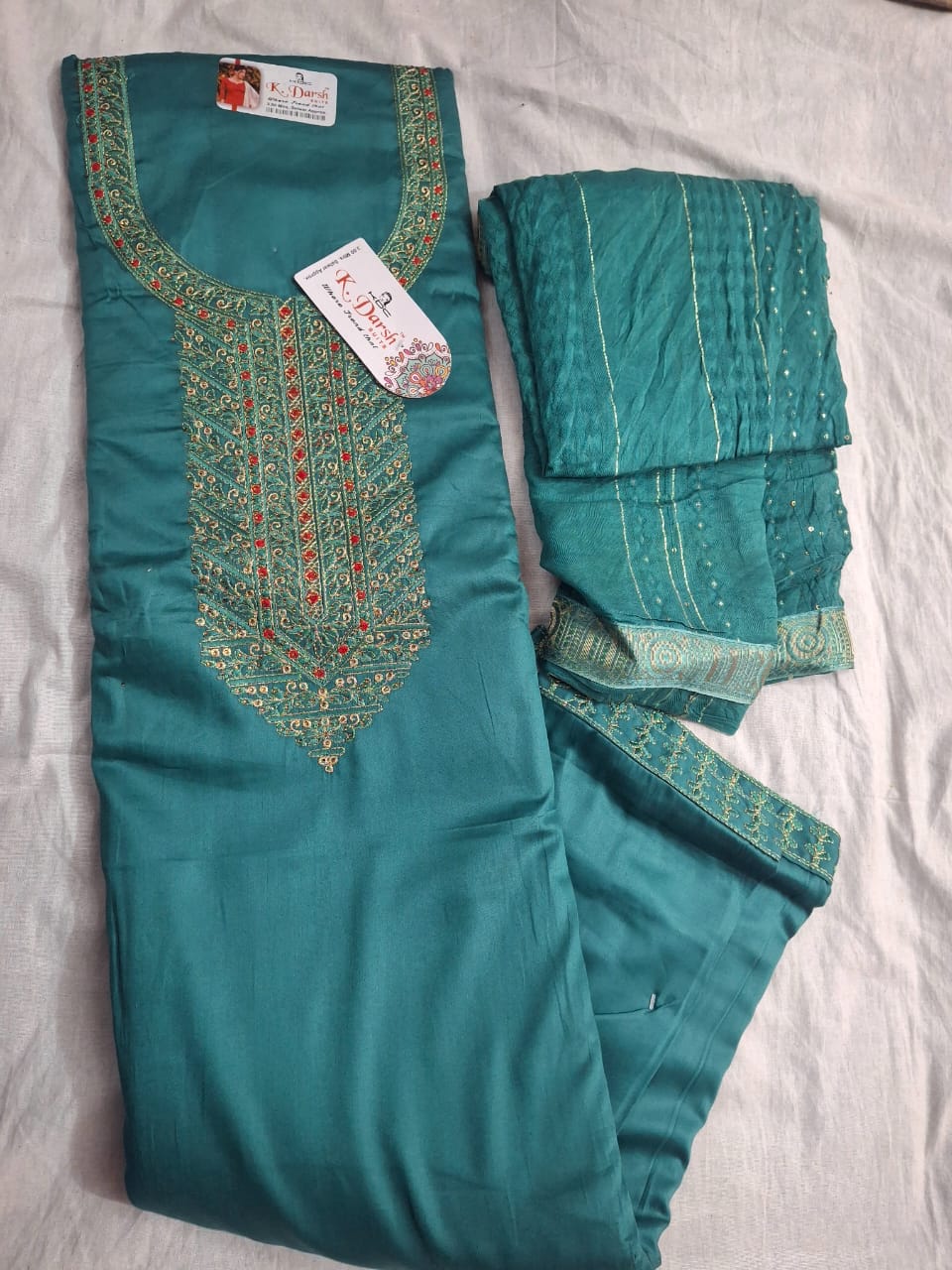 š Elegant Jam Cotton Unstitched Suit Set Collection