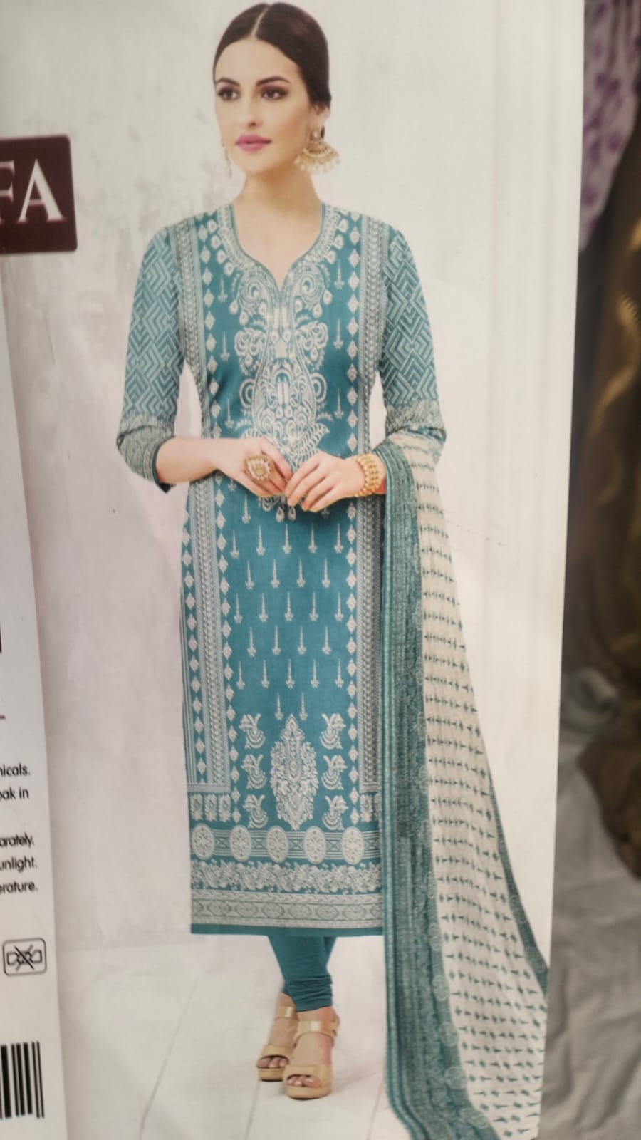 Ethnic Mustafa Cotton Print Suit set ✨